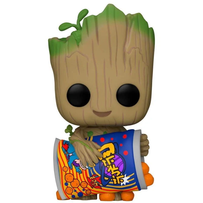 Comprar Funko POP! Marvel I am Groot: Groot with Cheese Puffs (1196) b