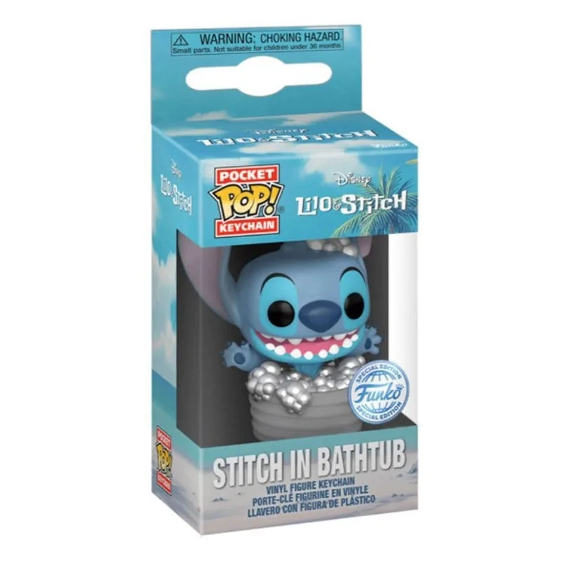 Comprar Llavero Funko Pocket POP! Disney Stitch in Bathtub Exclusive b