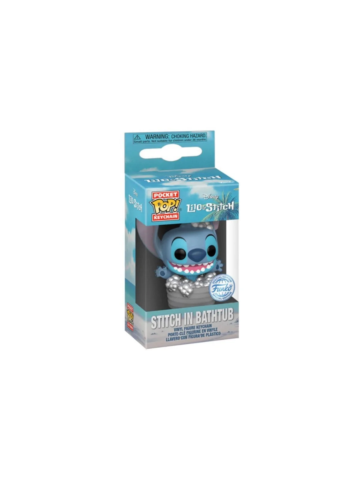 Comprar Llavero Funko Pocket POP! Disney Stitch in Bathtub Exclusive b