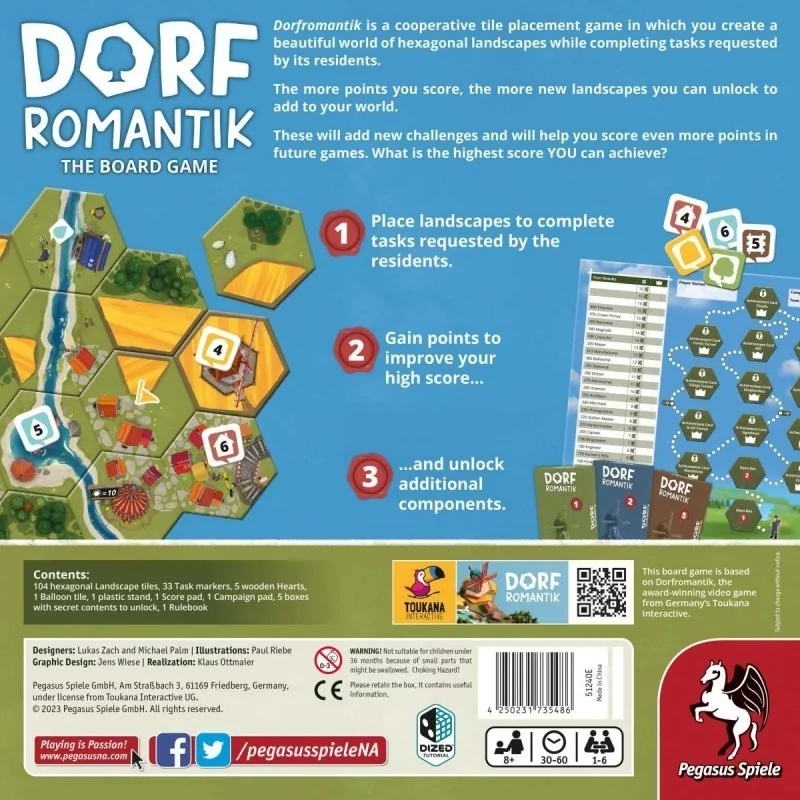 Comprar Dorfromantik (Inglés) barato al mejor precio 31,46 € de Pegasu
