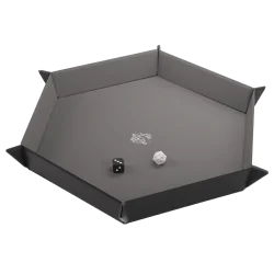 Compra Magnetic Dice Tray Hexagonal Black/Gray de Gamegenic al mejor p