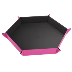 Compra Magnetic Dice Tray Hexagonal Black/Pink de Gamegenic al mejor p