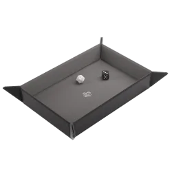 Compra Magnetic Dice Tray Rectangular Black/Gray de Gamegenic al mejor