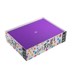 Compra Magnetic Dice Tray Rectangular Black/Purple de Gamegenic al mej