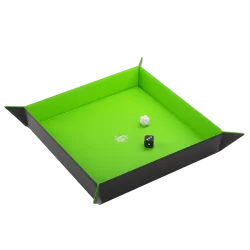 Compra Magnetic Dice Tray Square Black/Green de Gamegenic al mejor pre