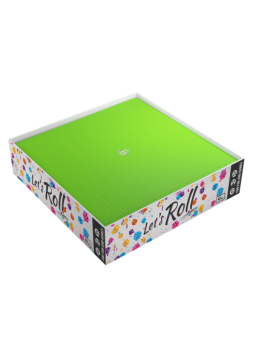 Magnetic Dice Tray Square Black/Green de Gamegenic en Otros | La Cueva Roja