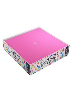 Magnetic Dice Tray Square Black/Pink de Gamegenic en Otros | La Cueva Roja