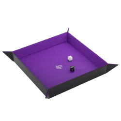 Compra Magnetic Dice Tray Square Black/Purple de Gamegenic al mejor pr