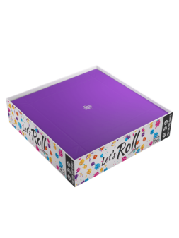 Magnetic Dice Tray Square Black/Purple de Gamegenic en Otros | La Cueva Roja