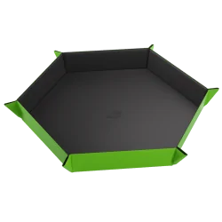 Compra Magnetic Dice Tray Hexagonal Black/Green de Gamegenic al mejor 