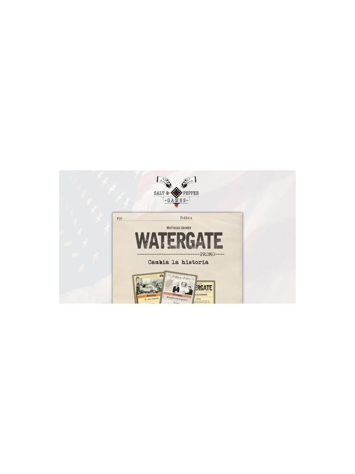 Comprar Cambia la Historia - Pack Cartas Promo Watergate barato al mej