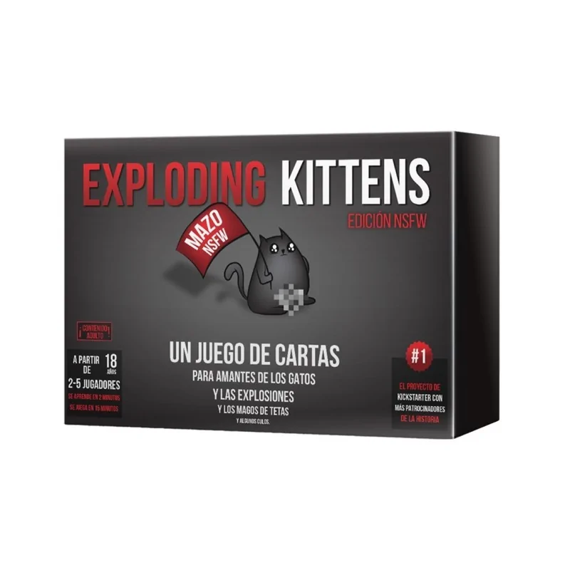 Comprar Juego mesa asmodee exploding kittens nsfw barato al mejor prec