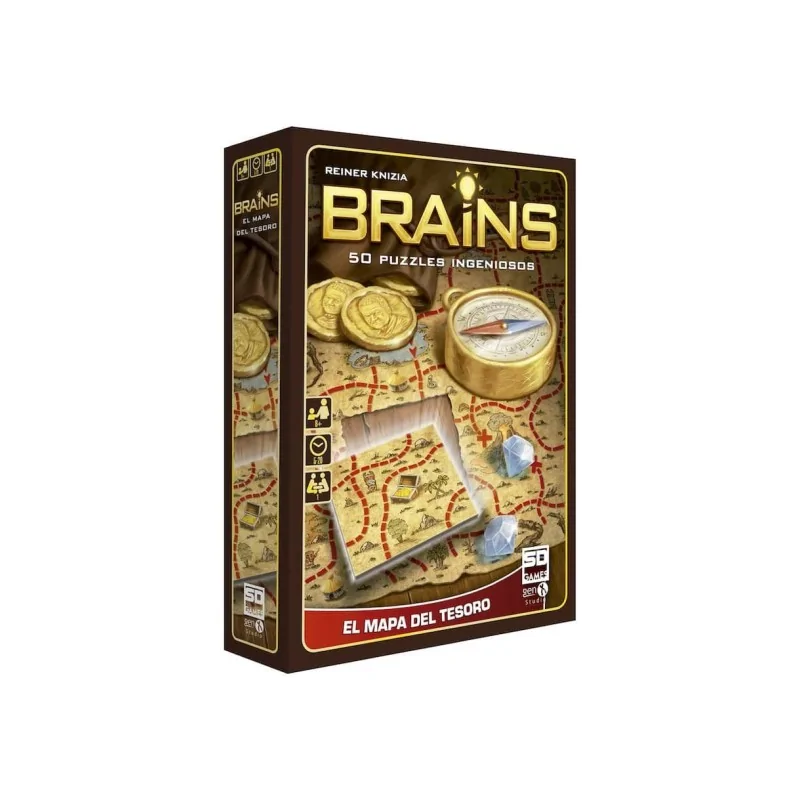 Comprar Juego mesa brains mapa del tesoro barato al mejor precio 12,71