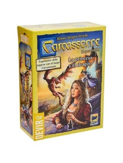 Carcassonne: La Princesa y el Dragon de Devir en Juegos de Tablero | La Cueva Roja