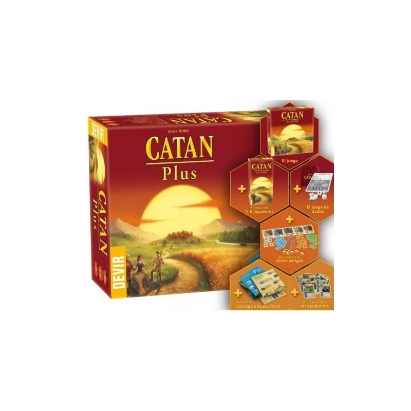 Comprar Juego mesa devir catan plus pegi barato al mejor precio 60,35 