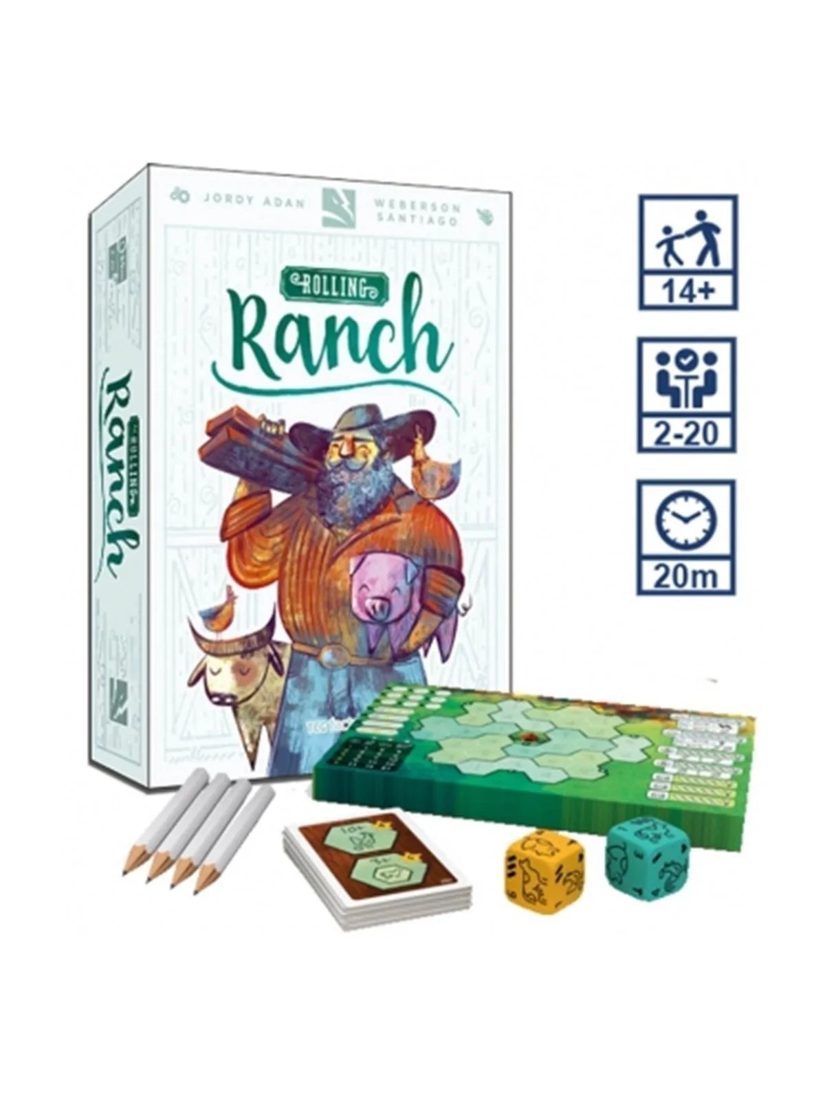 Comprar Juego mesa rolling ranch en español barato al mejor precio 12,