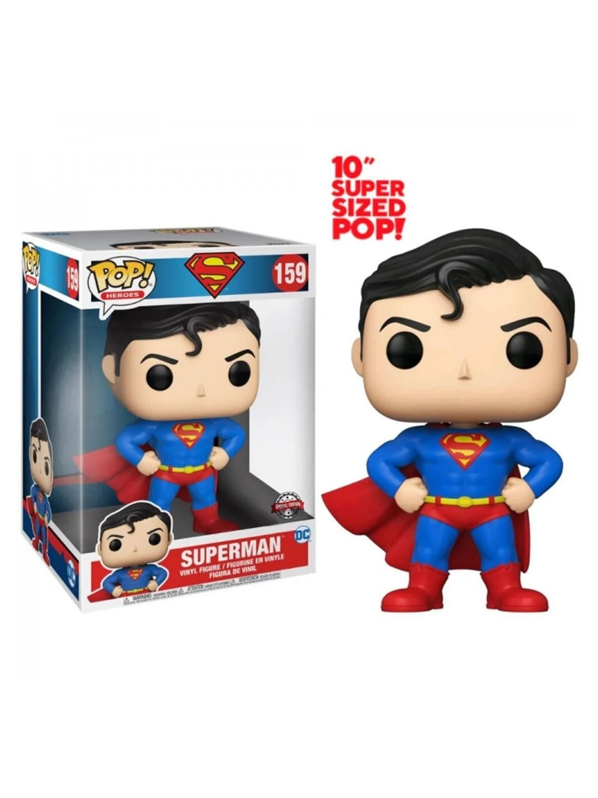 Comprar Funko pop dc comics superman 10pulgadas barato al mejor precio