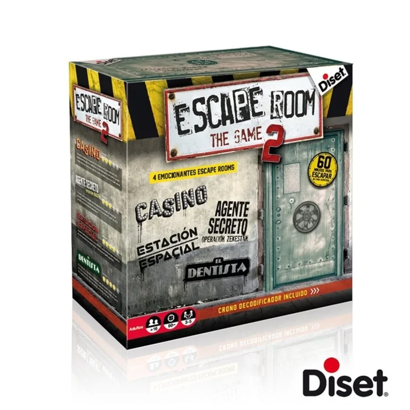 Compra Escape Room The Game 2 de Diset al mejor precio (42,62 €) Compra Escape Room The Game 2 de Diset al mejor precio (42,62 €)