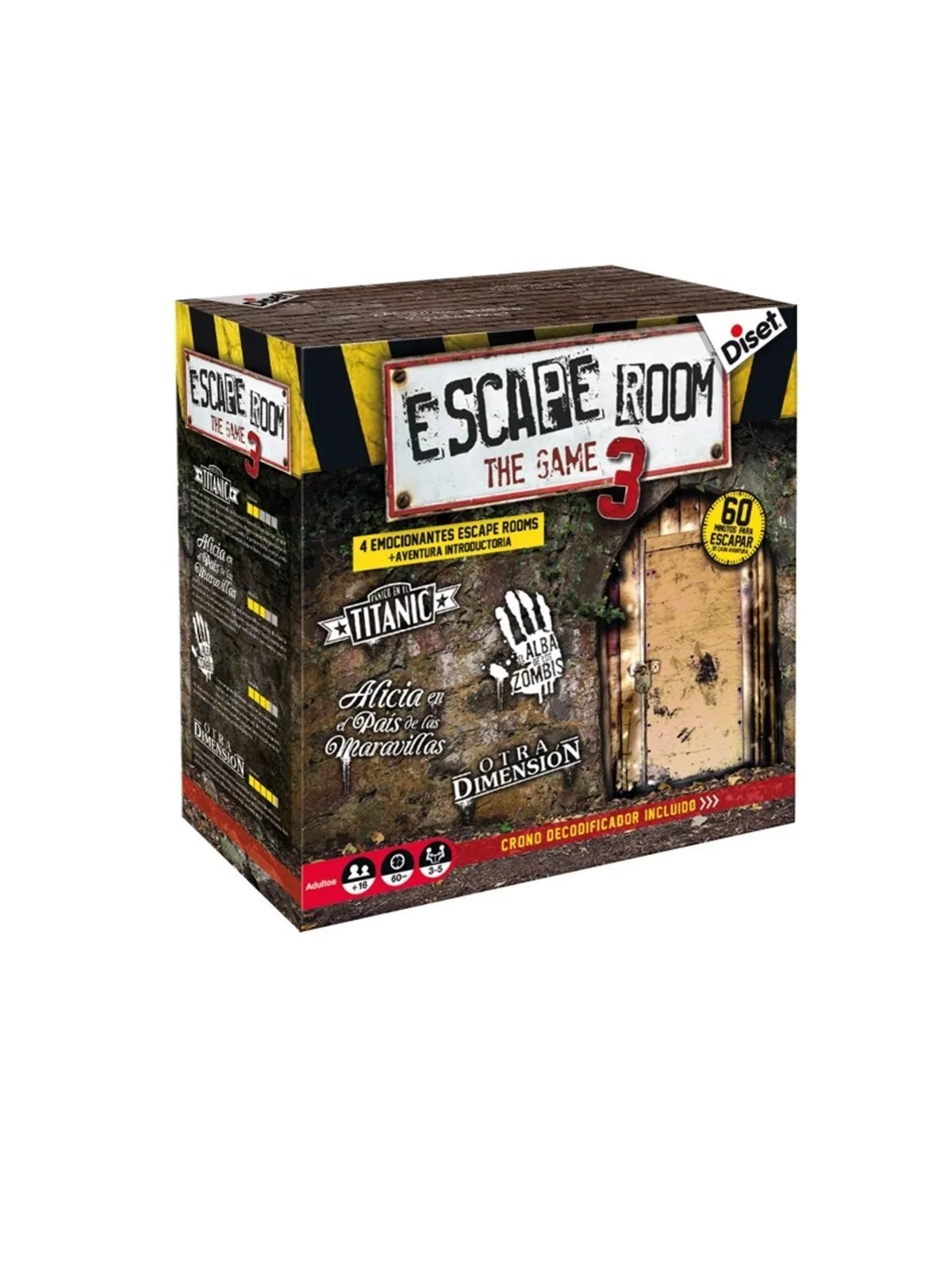 Compra Escape Room The Game 3 de Diset al mejor precio (42,62 €) Compra Escape Room The Game 3 de Diset al mejor precio (42,62 €)