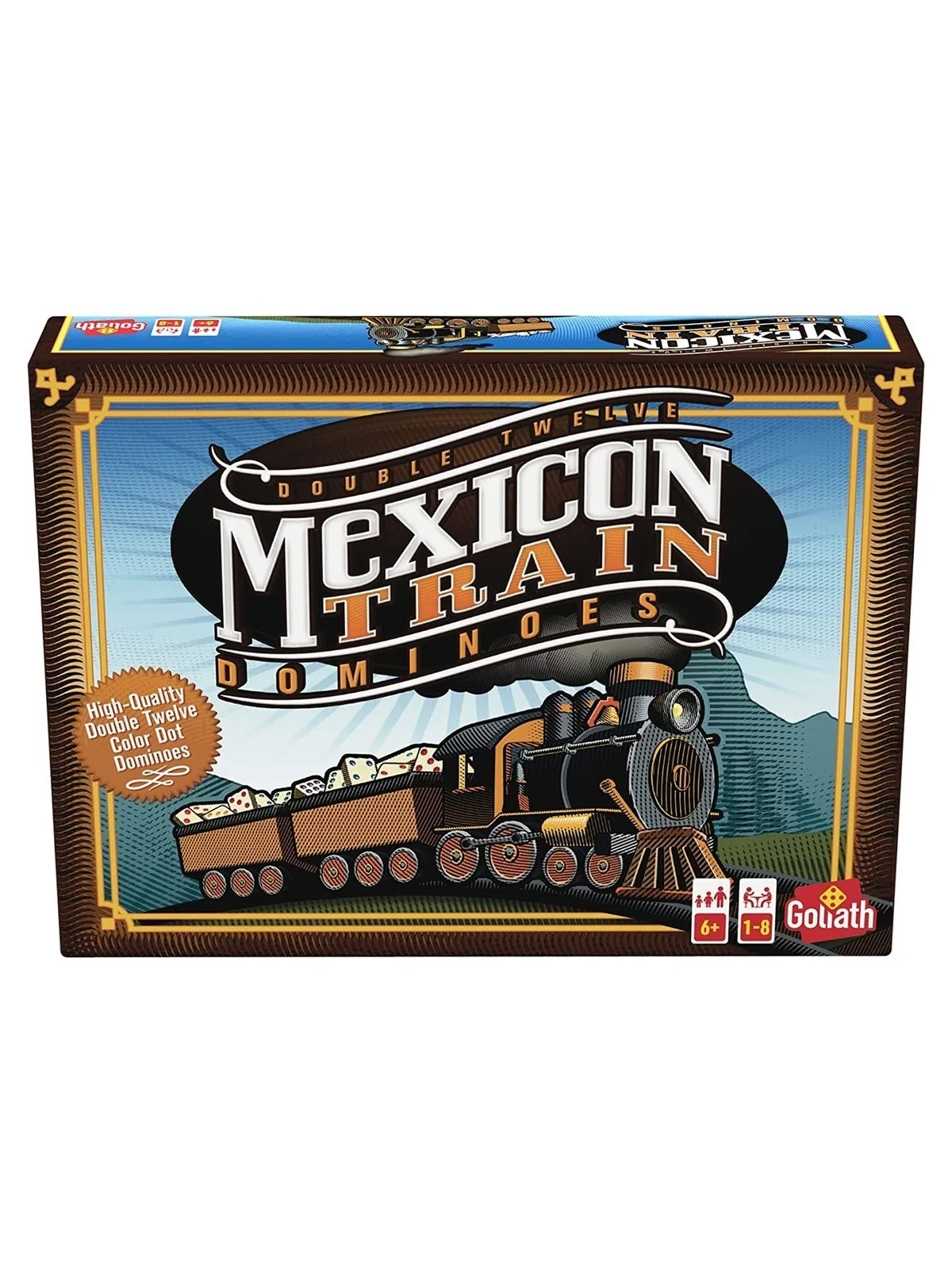 Compra Mexican Train Dominoes de Goliath bv al mejor precio (21,21 €)