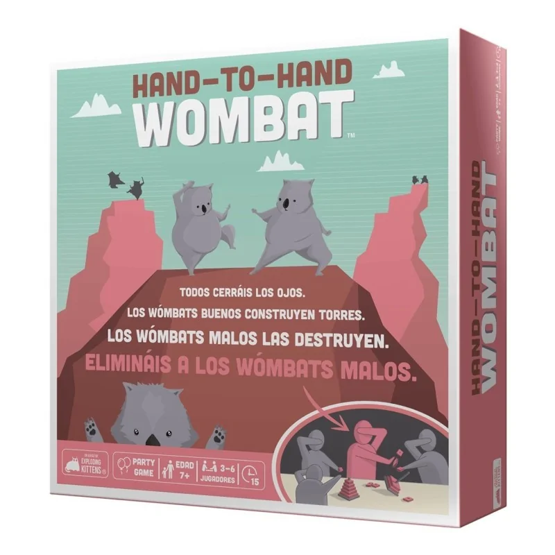 Compra Hand to Hand Wombat de Exploding Kittens al mejor precio (28,99 Compra Hand to Hand Wombat de Exploding Kittens al mejor precio (28,99