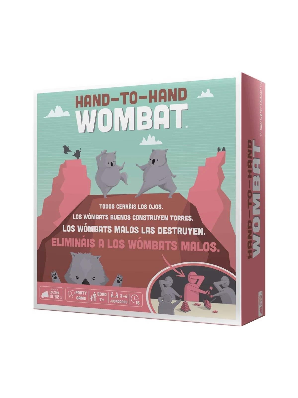 Compra Hand to Hand Wombat de Exploding Kittens al mejor precio (28,99 Compra Hand to Hand Wombat de Exploding Kittens al mejor precio (28,99