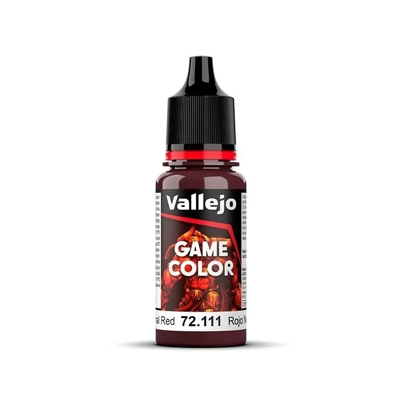 Compra Rojo Nocturno Game Color Vallejo 18 ml (72111) de Vallejo al me