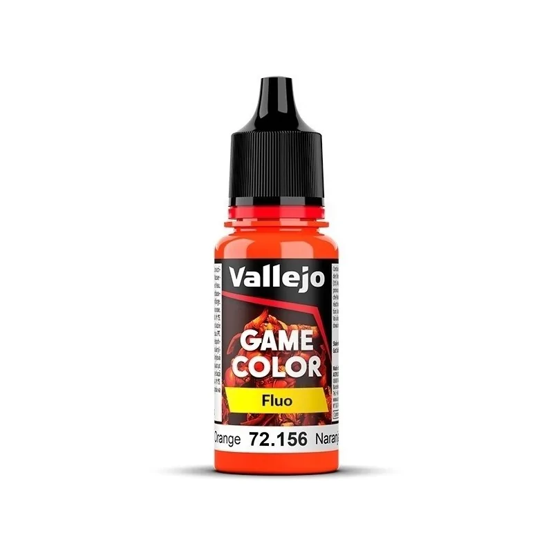 Compra Naranja Fluorescente Game Color Fluo Vallejo 18 ml (72156) de V