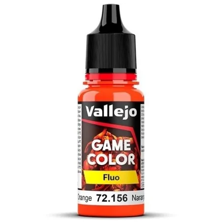 Comprar Naranja Fluorescente Game Color Fluo Vallejo 18 ml (72156) bar