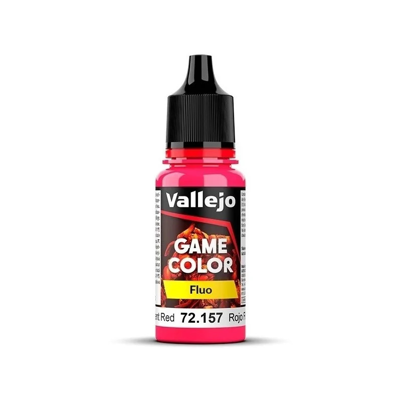 Comprar Rojo Fluorescente Game Color Fluo Vallejo 18 ml (72157) barato