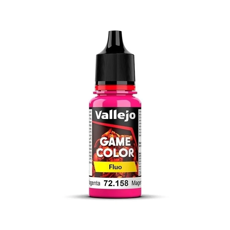 Comprar Magenta Fluorescente Game Color Fluo Vallejo 18 ml (72158) bar