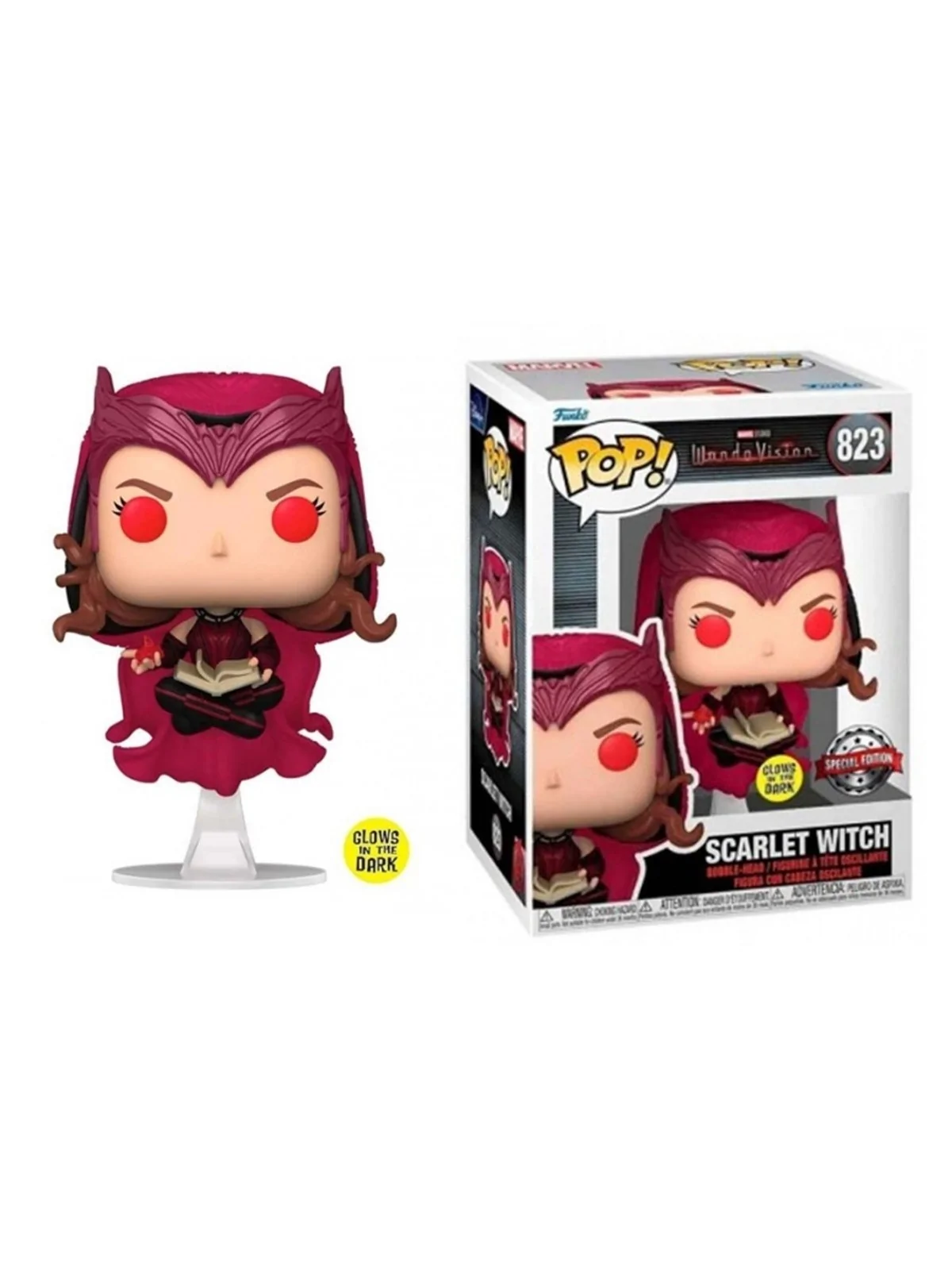 Comprar Funko pop marvel wandavision glows scarlet barato al mejor pre