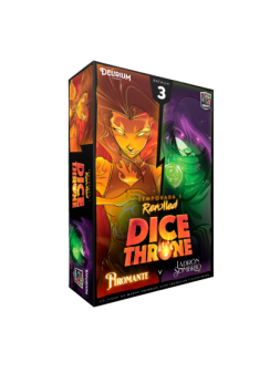 Dice Throne: Piromante vs Ladrón Sombrío de Delirium Games en Juegos de Tablero | La Cueva Roja