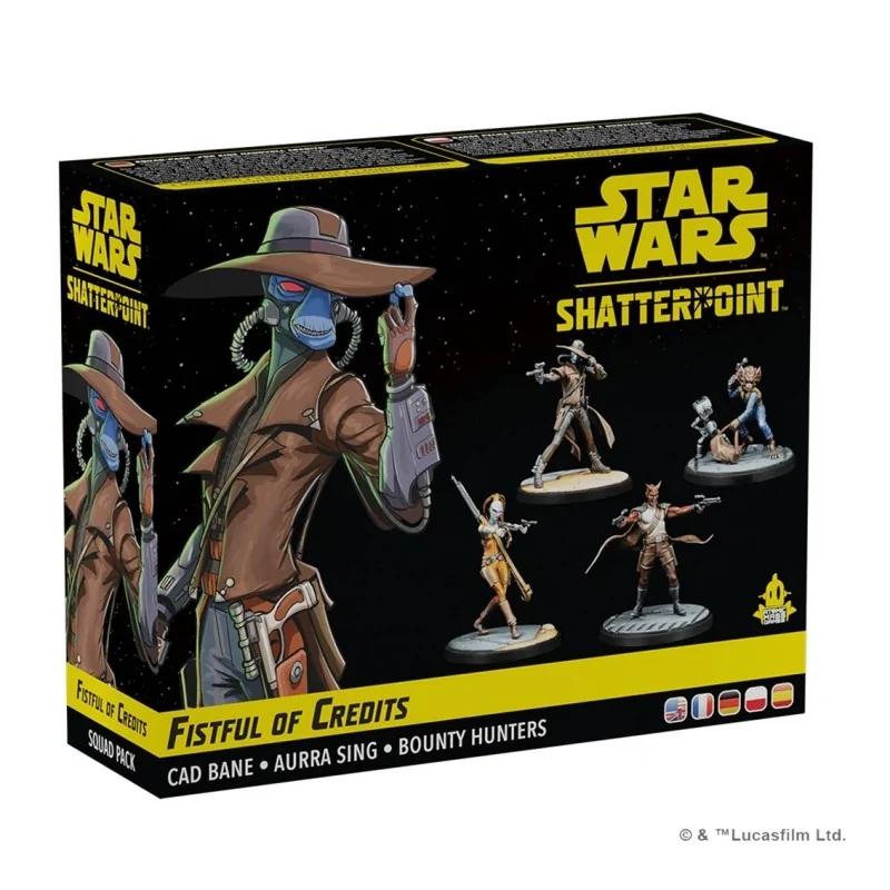 Compra Star Wars Shatterpoint: Fistful of Credits Cad Bane Squad Pack  Compra Star Wars Shatterpoint: Fistful of Credits Cad Bane Squad Pack