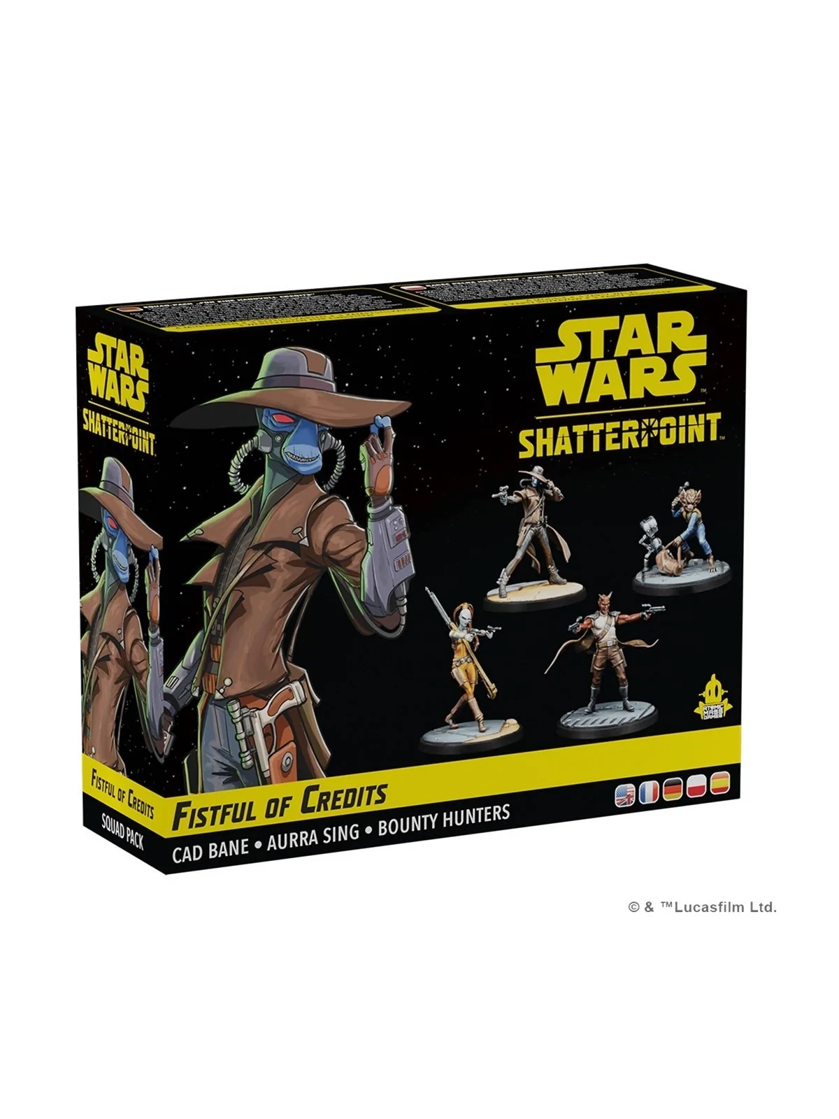 Compra Star Wars Shatterpoint: Fistful of Credits Cad Bane Squad Pack  Compra Star Wars Shatterpoint: Fistful of Credits Cad Bane Squad Pack