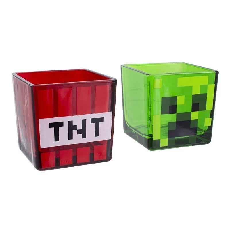 Comprar Vasos cuadrados paladone minecraft creeper & barato al mejor p