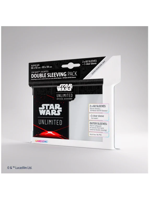 Compra Star Wars Unlimited: Art Sleeves Double Space Red de Gamegenic 