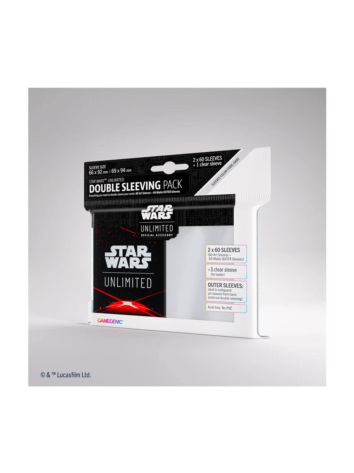 Compra Star Wars Unlimited: Art Sleeves Double Space Red de Gamegenic 