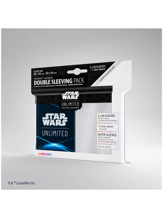 Compra Star Wars Unlimited: Art Sleeves Double Space Blue de Gamegenic