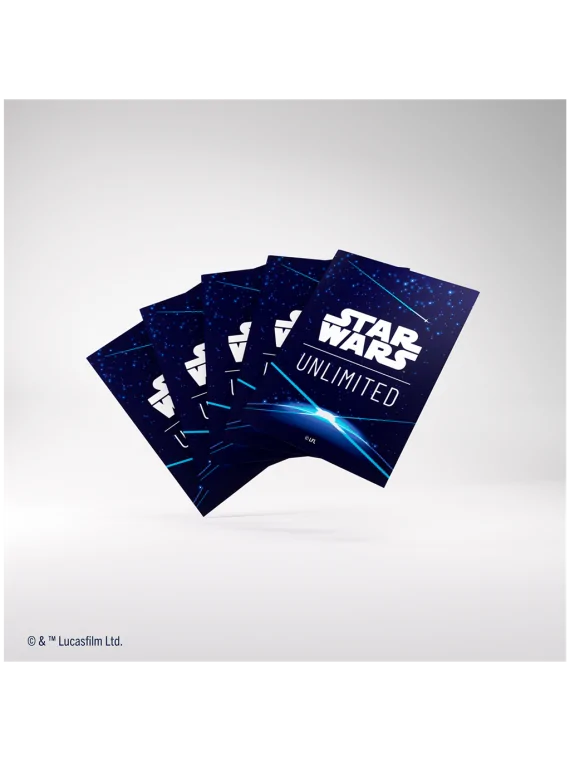 Compra Star Wars Unlimited: Art Sleeves Double Space Blue de Gamegenic