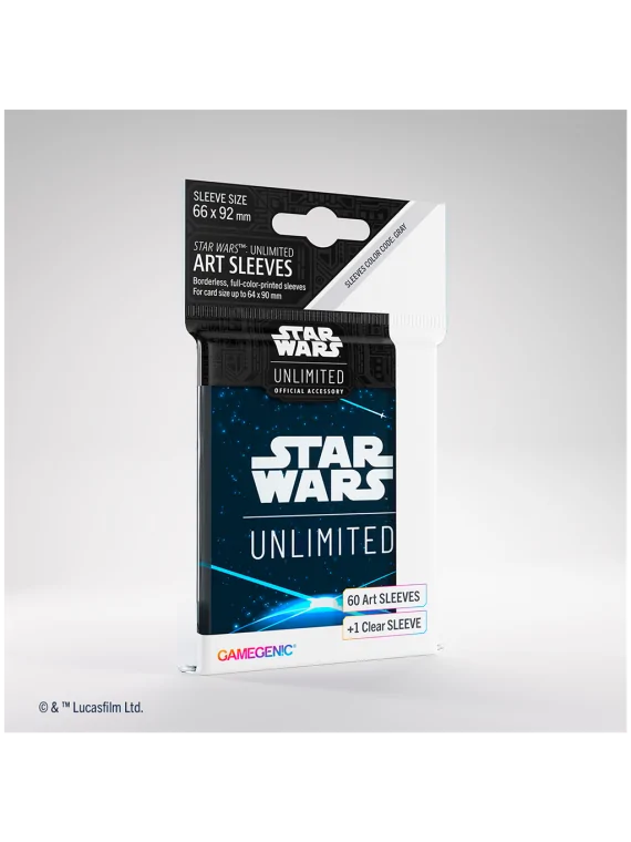 Compra Star Wars Unlimited: Art Sleeves Space Blue de Gamegenic al mej