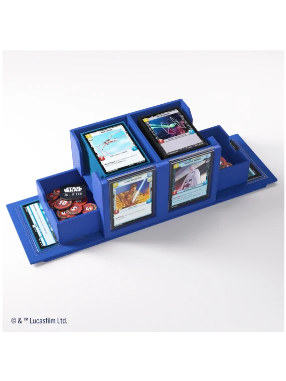 Compra Star Wars: Unlimited Double Deck Pod Blue de Gamegenic al mejor