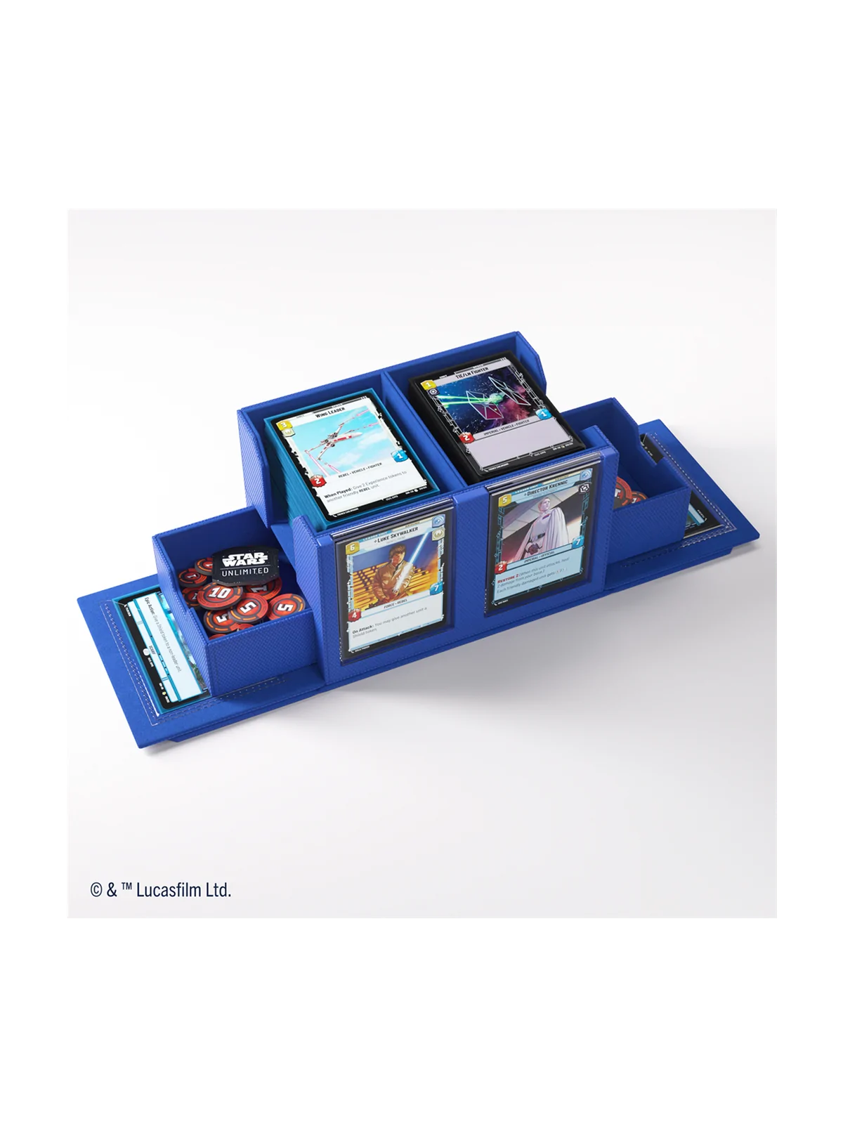 Compra Star Wars: Unlimited Double Deck Pod Blue de Gamegenic al mejor