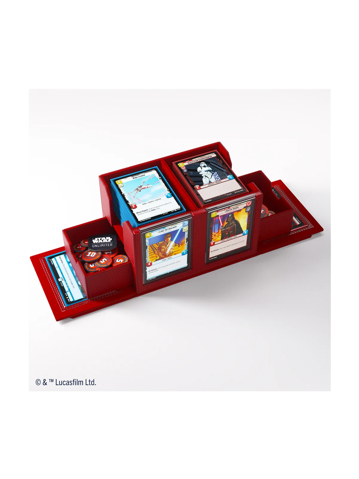 Compra Star Wars: Unlimited Double Deck Pod Red de Gamegenic al mejor 