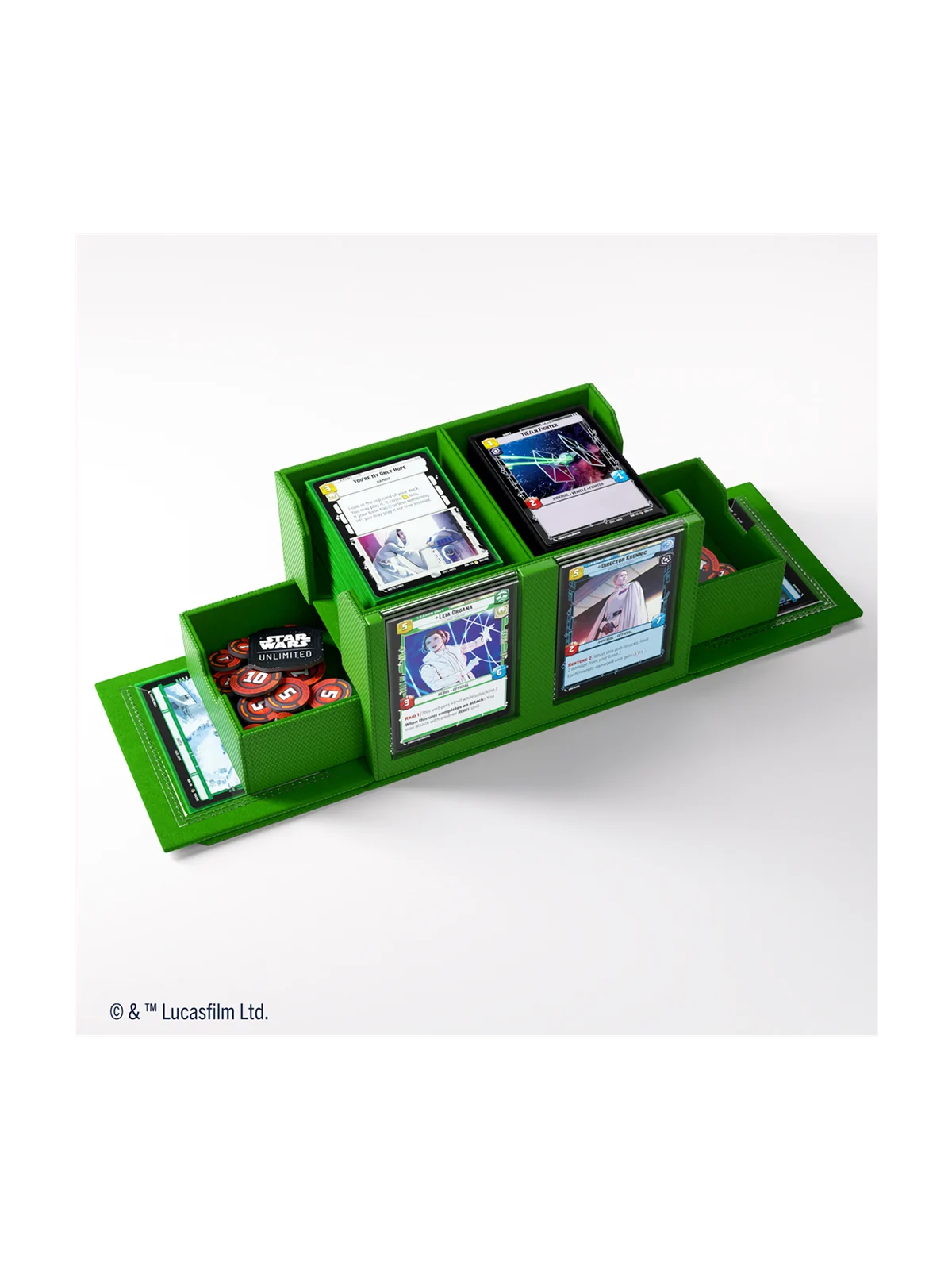 Compra Star Wars: Unlimited Double Deck Pod Green de Gamegenic al mejo