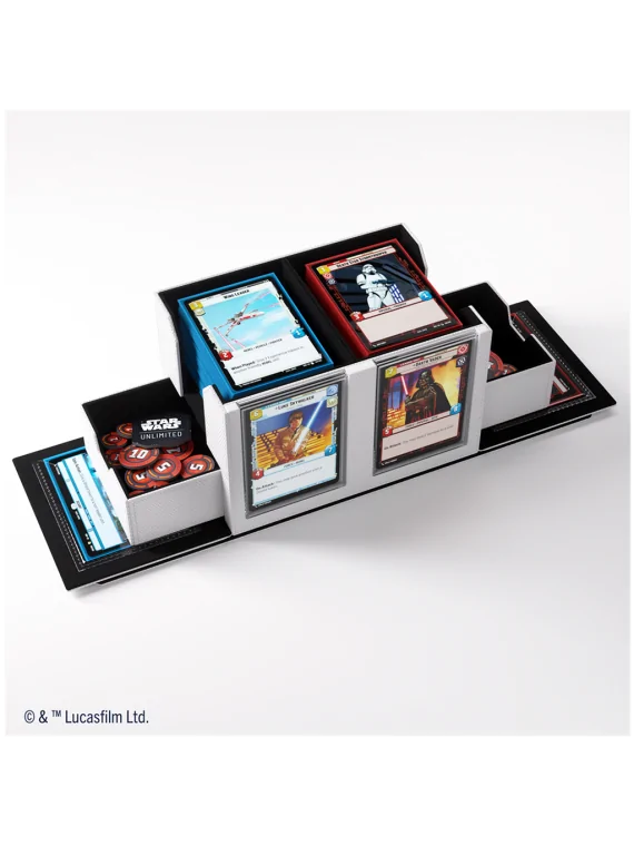 Compra Star Wars: Unlimited Double Deck Pod White/Black de Gamegenic a