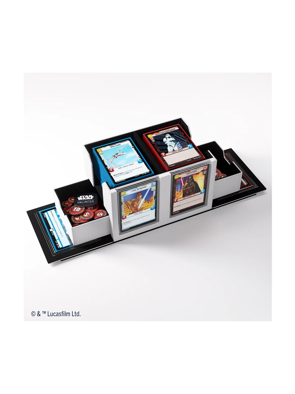 Compra Star Wars: Unlimited Double Deck Pod White/Black de Gamegenic a
