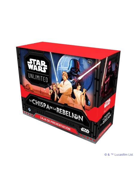 Comprar Star Wars Unlimited: La Chispa de la Rebelión Caja de Presenta