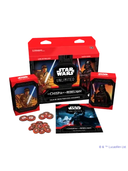 Compra Star Wars Unlimited: La Chispa de la Rebelión Caja Inicio de Fa