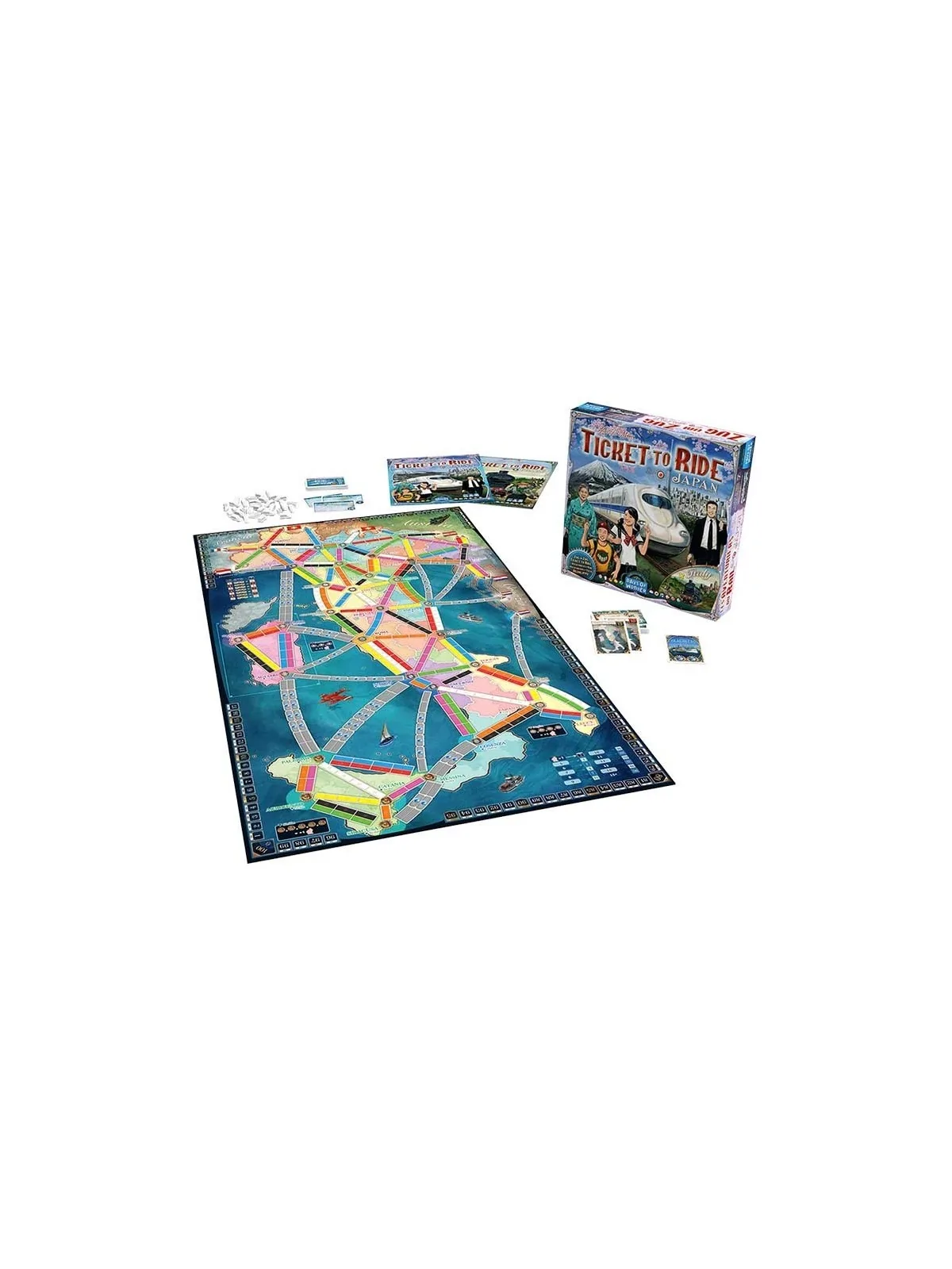 Compra ¡Aventureros al Tren! Italia & Japón de Asmodee al mejor precio